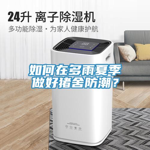 如何在多雨夏季做好豬舍防潮？