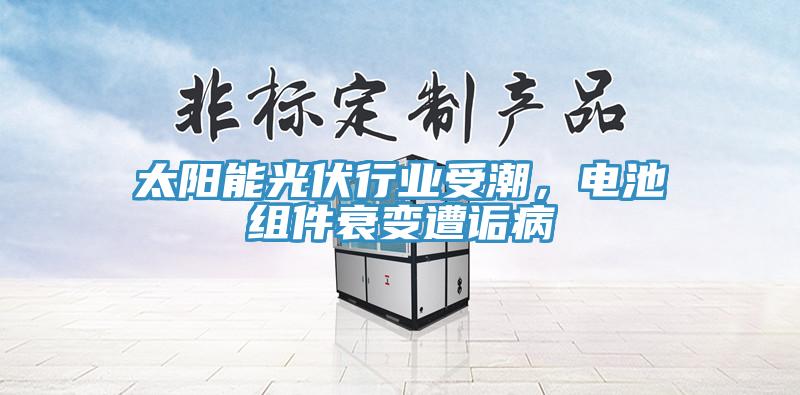 太陽能光伏行業(yè)受潮，電池組件衰變?cè)庠嵅?></div>
								<div   id=