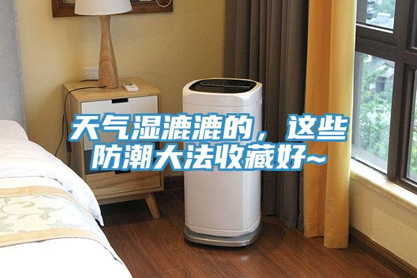 天氣濕漉漉的，這些防潮大法收藏好~