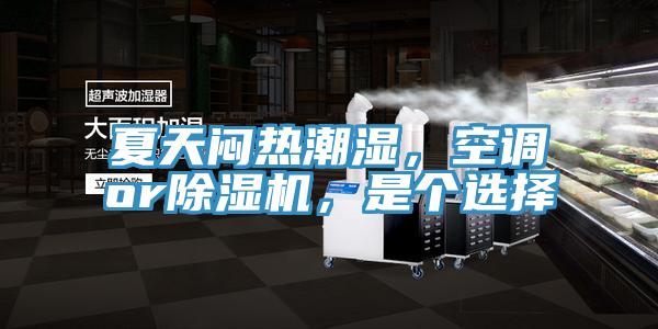夏天悶熱潮濕，空調(diào)or除濕機(jī)，是個(gè)選擇