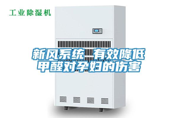 新風系統(tǒng) 有效降低甲醛對孕婦的傷害