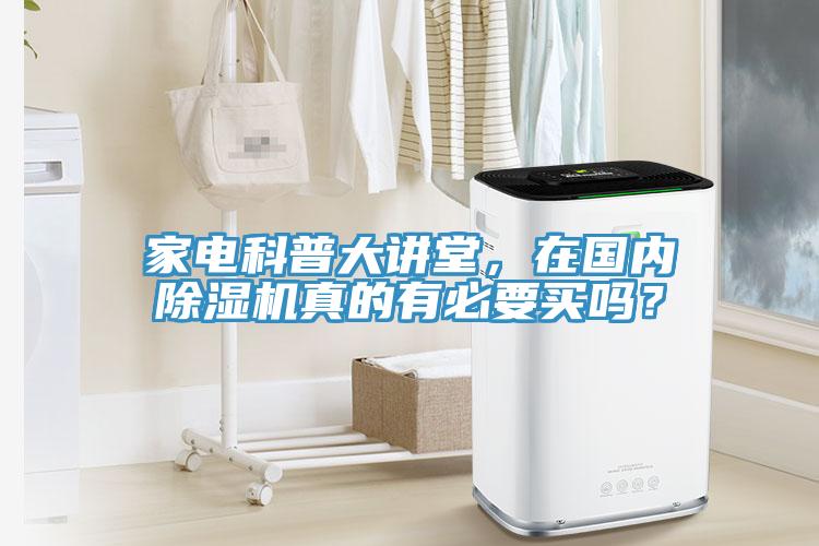 家電科普大講堂，在國內(nèi)除濕機真的有必要買嗎？