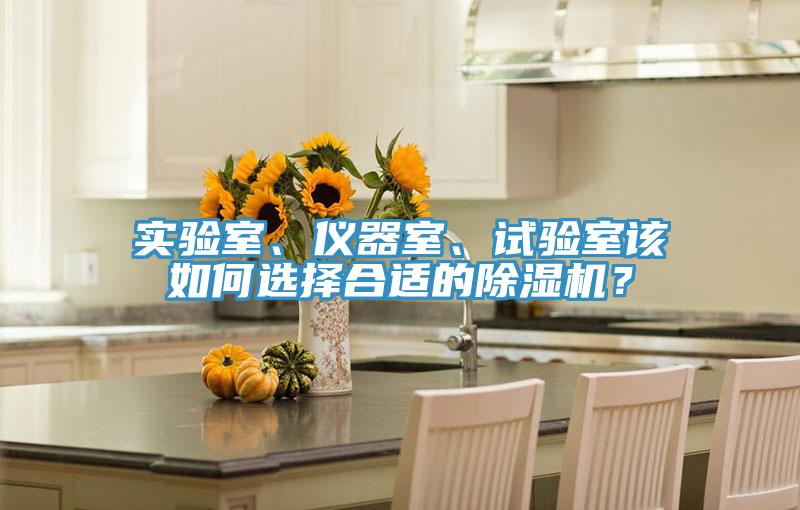 實(shí)驗(yàn)室、儀器室、試驗(yàn)室該如何選擇合適的除濕機(jī)？