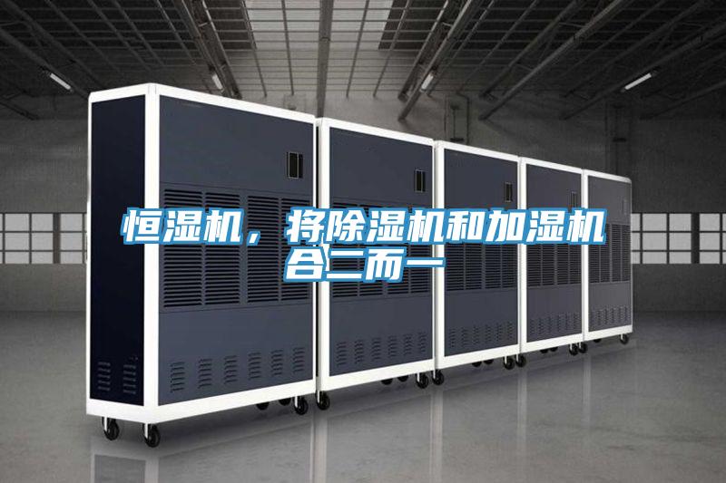 恒濕機(jī)，將除濕機(jī)和加濕機(jī)合二而一