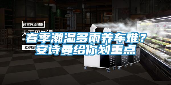 春季潮濕多雨養(yǎng)車難？安詩曼給你劃重點