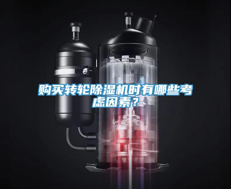 購(gòu)買轉(zhuǎn)輪除濕機(jī)時(shí)有哪些考慮因素？