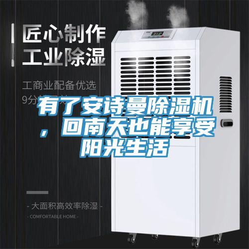 有了安詩曼除濕機，回南天也能享受陽光生活