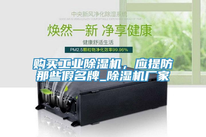 購買工業(yè)除濕機，應提防那些假名牌_除濕機廠家
