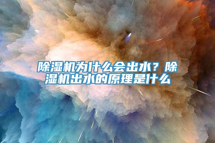 除濕機為什么會出水？除濕機出水的原理是什么