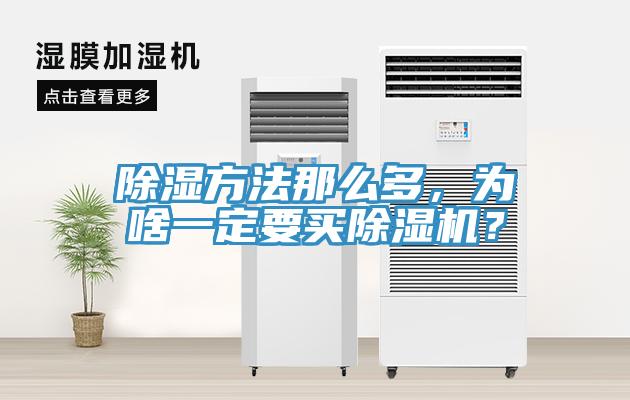 除濕方法那么多，為啥一定要買除濕機(jī)？