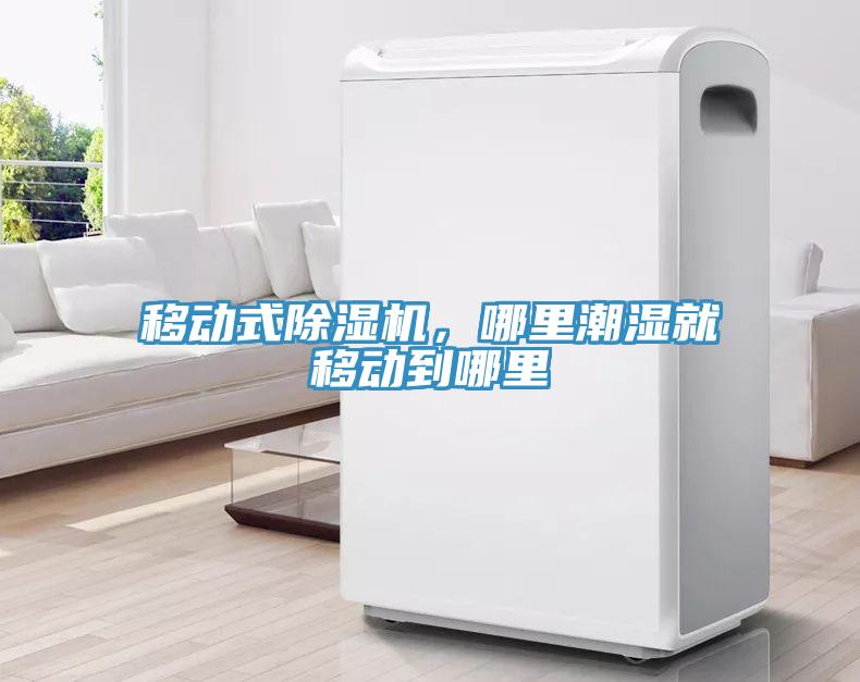 移動式除濕機，哪里潮濕就移動到哪里