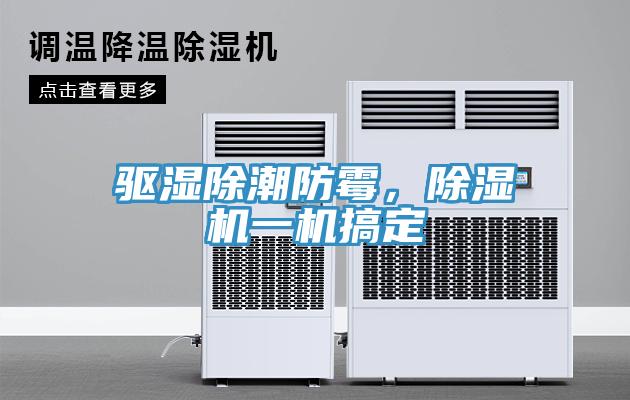 驅濕除潮防霉，除濕機一機搞定