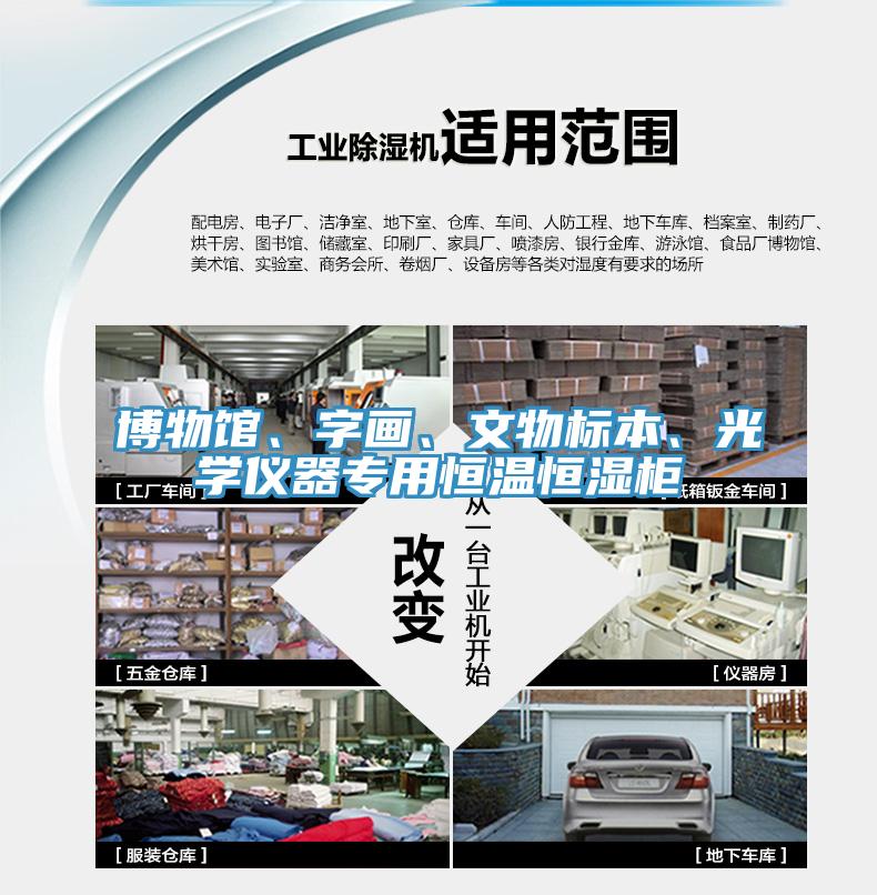 博物館、字畫、文物標(biāo)本、光學(xué)儀器專用恒溫恒濕柜