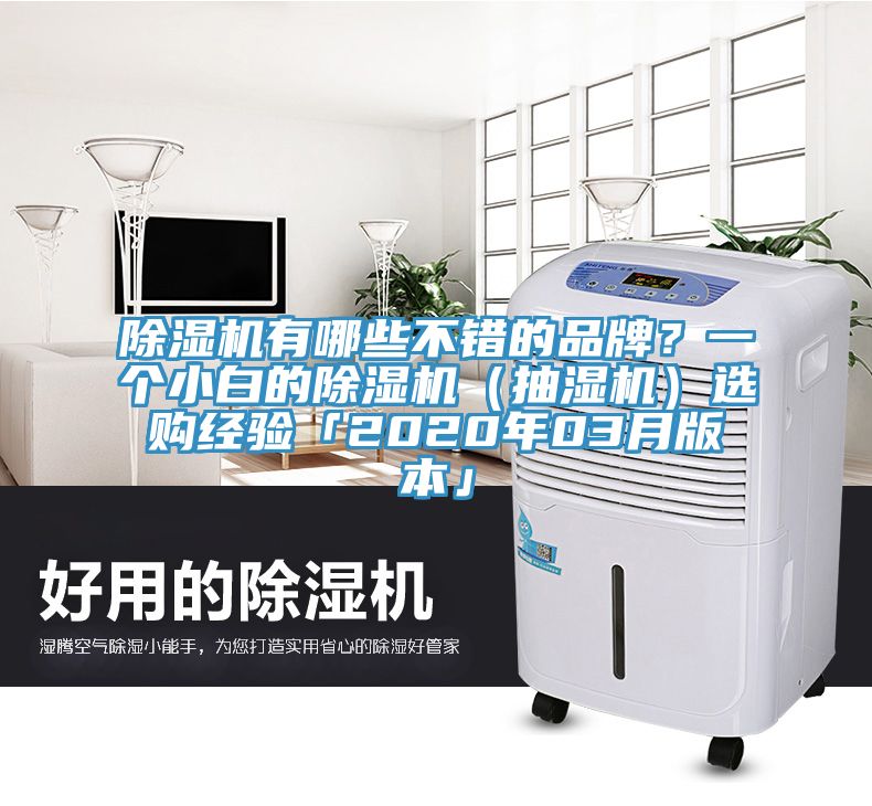 除濕機(jī)有哪些不錯(cuò)的品牌？一個(gè)小白的除濕機(jī)（抽濕機(jī)）選購經(jīng)驗(yàn)「2020年03月版本」