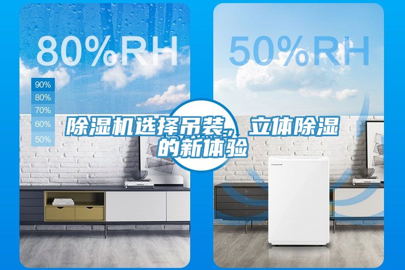 除濕機選擇吊裝，立體除濕的新體驗