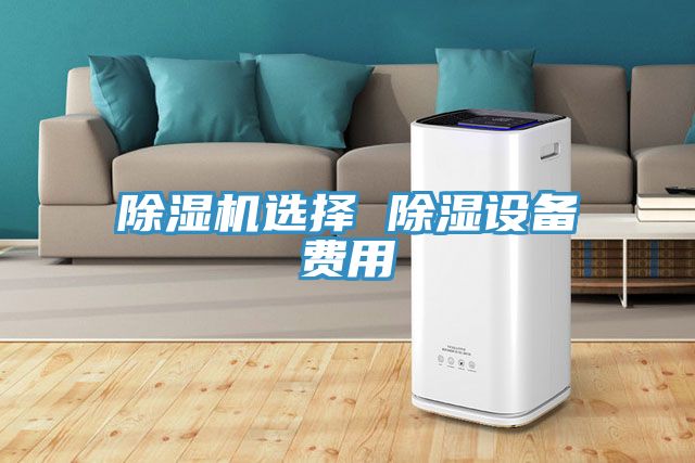 除濕機選擇 除濕設(shè)備費用