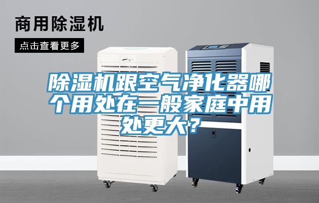 除濕機(jī)跟空氣凈化器哪個(gè)用處在一般家庭中用處更大？