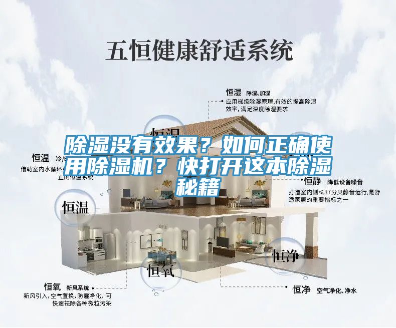 除濕沒有效果？如何正確使用除濕機？快打開這本除濕秘籍