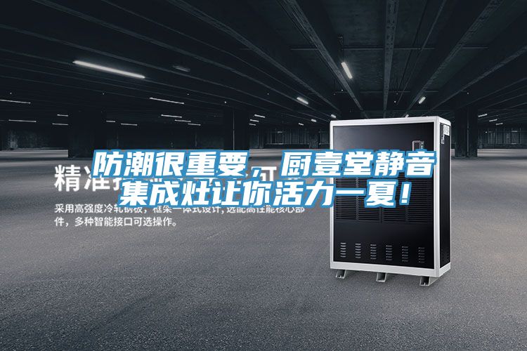 防潮很重要，廚壹堂靜音集成灶讓你活力一夏！