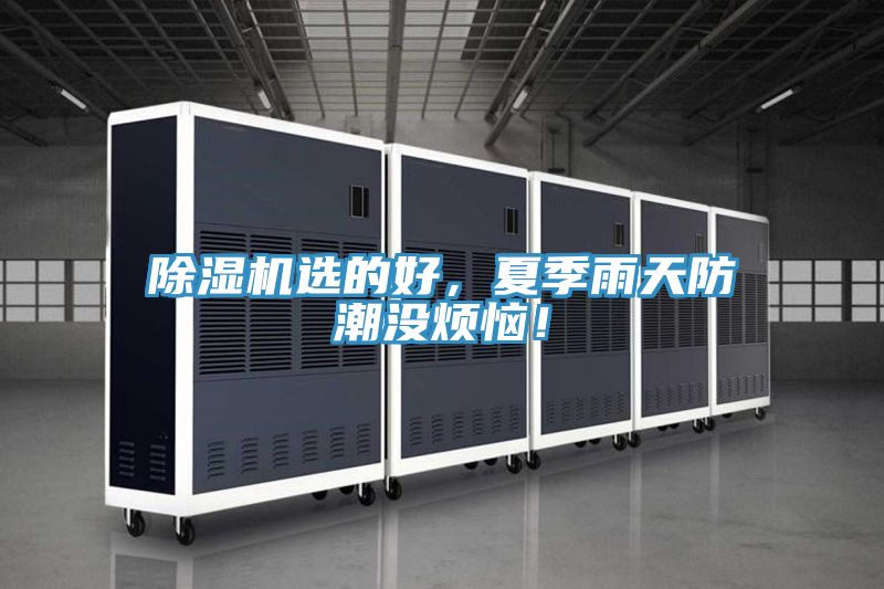 除濕機(jī)選的好，夏季雨天防潮沒煩惱！