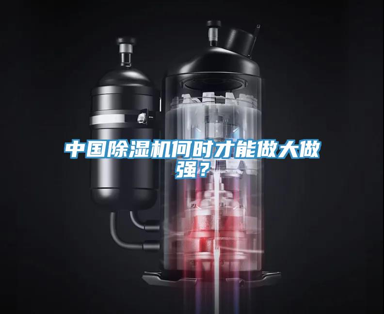 中國(guó)除濕機(jī)何時(shí)才能做大做強(qiáng)？