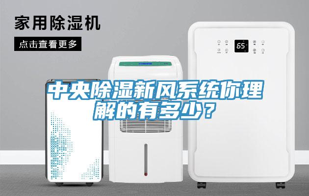 中央除濕新風系統(tǒng)你理解的有多少？