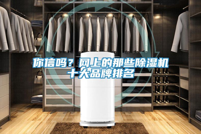 你信嗎？網(wǎng)上的那些除濕機十大品牌排名
