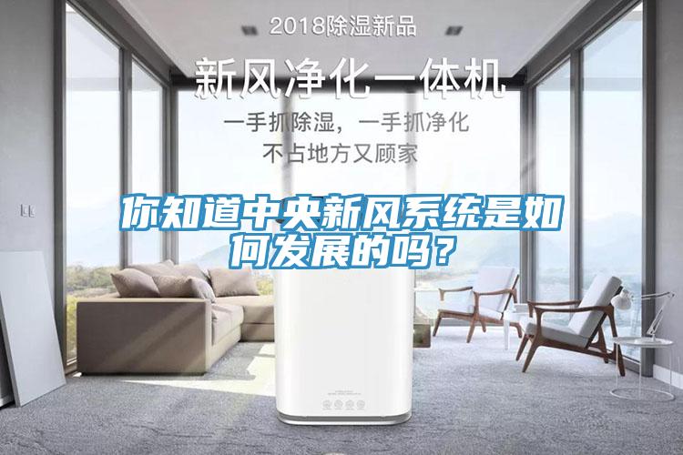 你知道中央新風(fēng)系統(tǒng)是如何發(fā)展的嗎？
