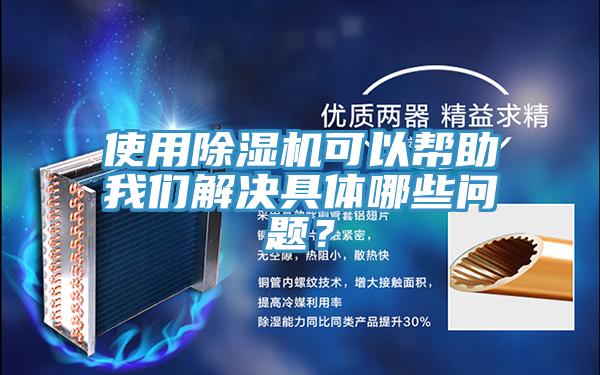使用除濕機可以幫助我們解決具體哪些問題？