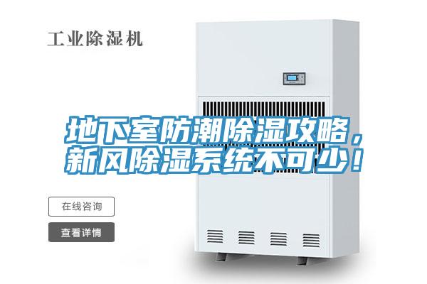 地下室防潮除濕攻略，新風(fēng)除濕系統(tǒng)不可少！