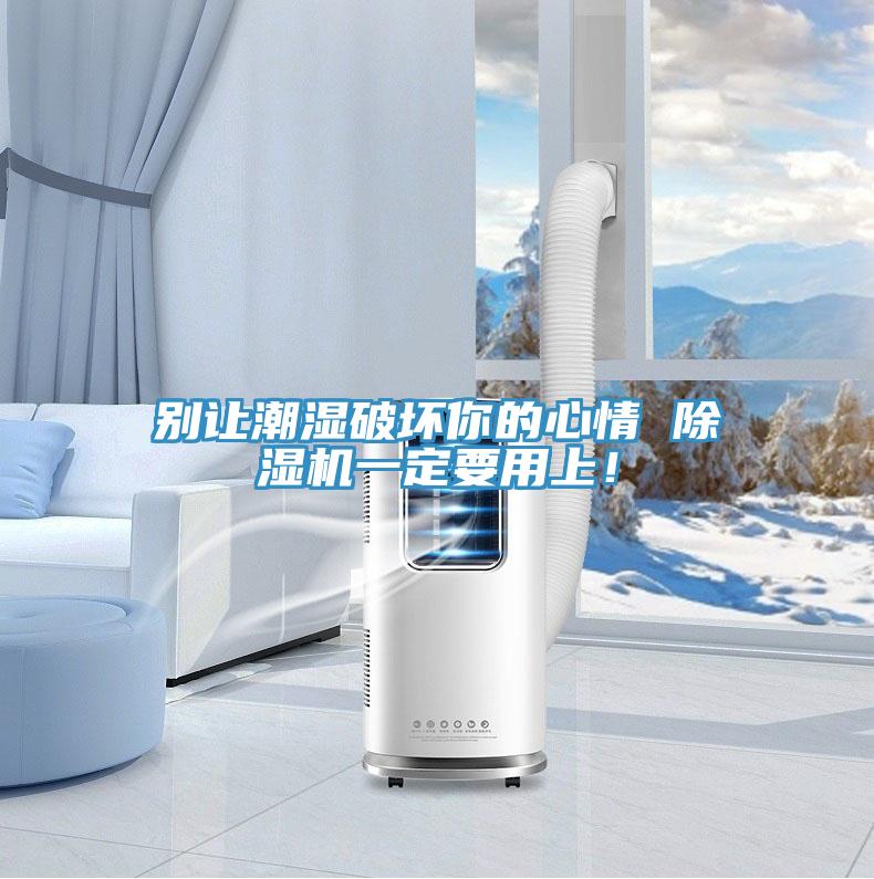 別讓潮濕破壞你的心情 除濕機(jī)一定要用上！